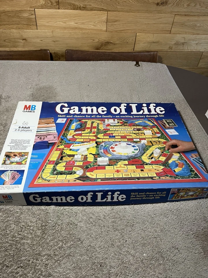 3 80’s Board games Game Of Life , Stay Alive , Upwords All Complete - Image 2 of 4