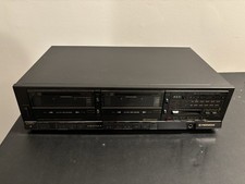 Vtg Pioneer CT-1270WR Stereo Dual Cassette Deck Made in Japan - Tested