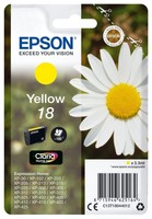 Epson 18 C13T18044012 Originale Druckerpatronen Gelb 3,3 Ml