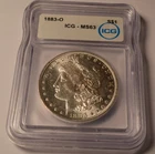1883-O Morgan Silver Dollar - New Orleans Mint - MS63