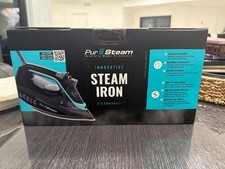 Pursteam SteamBurst+ 1750W Steam Iron, Cerami...