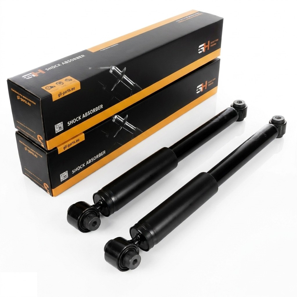 2x Gas Shock Absorbers Rear Right and Left for RENAULT MEGANE III, FLUENCE