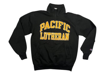 PACIFIC LUTHERAN PLU Tacoma Black Warm COLLEGE SWEATSHIRT Football Gym Fan Men M