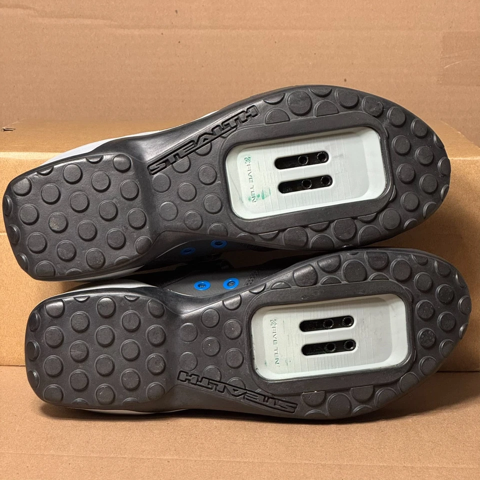 Tênis de MTB Five Ten Kestrel Lace WMS feminino 7.5 cinza azul - Imagem 4 de 4