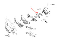 MERCEDES-BENZ S W222 Lenkrad Kontaktplatte A0994647604 NEU ORIGINAL
