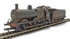Bachmann 31-628DC Class 3F 0-6-0 43620 in BR black with late crest, weathered