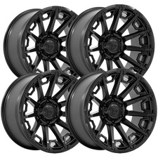 Set Of 4 Fuel Fc900 Grip 20x10 5x5 -18mm Blackout Wheels Rims 20 Inch