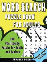 Word Search Puzzle Book FOR Adults Funster Press Taschenbuch Englisch 2020