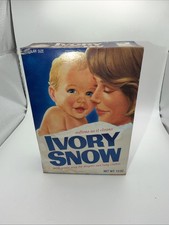 Vintage IVORY SNOW Box Full Never Used Sealed Advertising Prop Soap