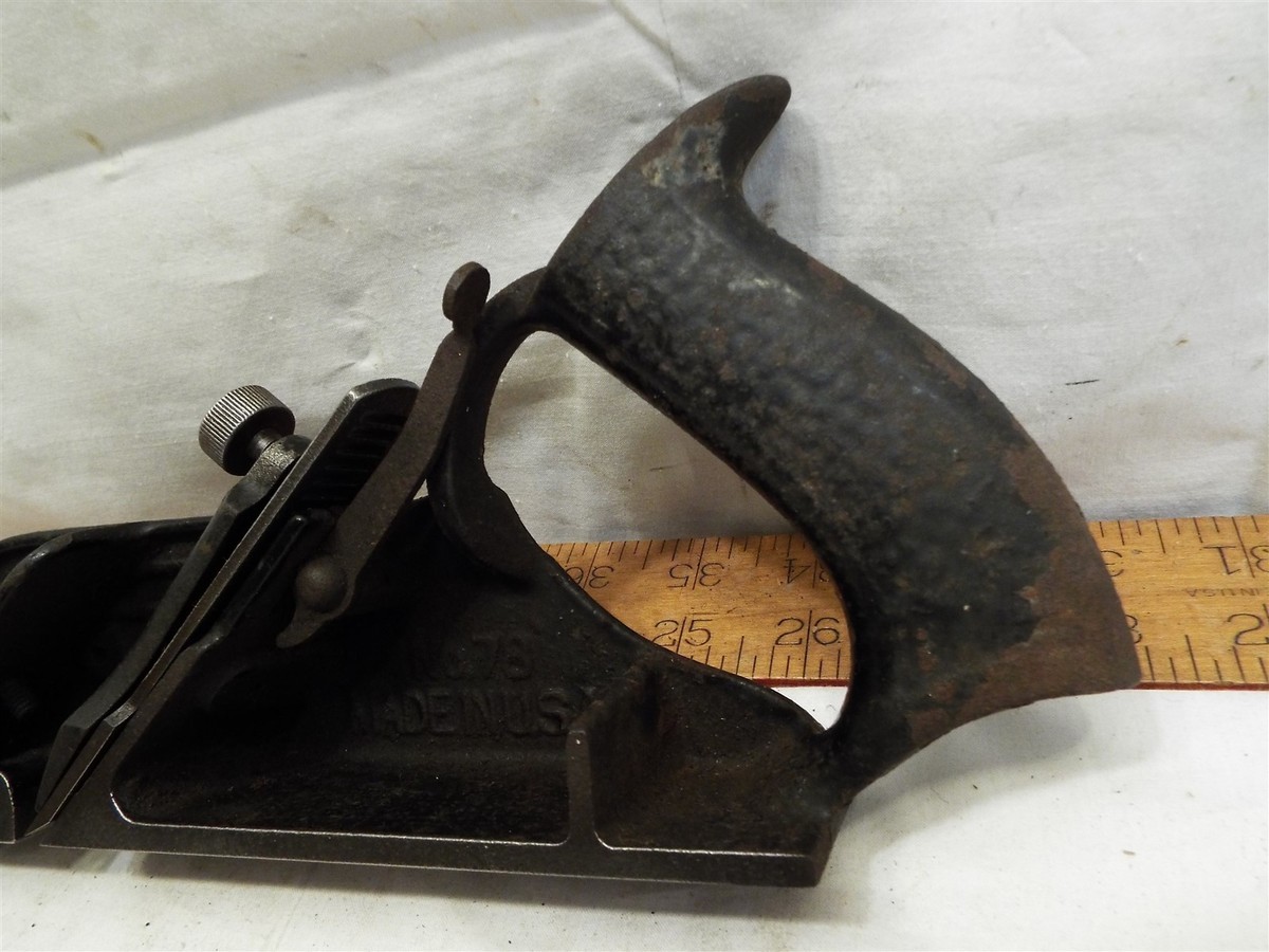 Early Stanley No.78 Duplex Rabbet Plane Wood Tool Fillister User