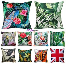NEW Outdoor WATERPROOF Garden Furniture Cushion Covers 18x18" / 45 x 45cm
