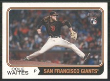 2023 Topps Heritage #258 Cole Waites RC San Francisco Giants TW799