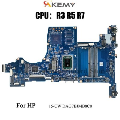R3 R5 R7 HP Pavilion 15-CW Laptop Motherboard DAG7BJMB8C0 L22762-601 L46709-601