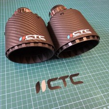 Carbon Fibre Exhaust Tips Suzuki Swift Sport ZC32S 2011-2017 * REAL CARBON *PAIR