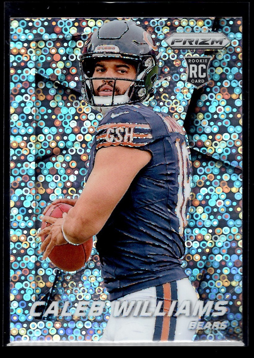 2024 Panini Prizm - Prizm Flashback Rookie Caleb Williams #1 No Huddle Prizm...