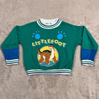 Vintage The Land Before Time Sweater Baby Toddler Size 2T - 3T 80s Littlefoot