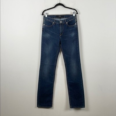 Escada Sport Jeans Linda Straight Leg Classic Blue Women's 10 US Denim Jeans