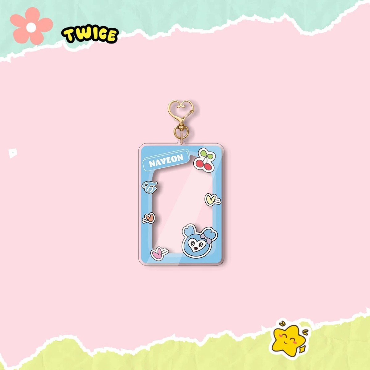 TWICE Acrylic Photocard Holder Keychain - Kpop Frame Bag Charm