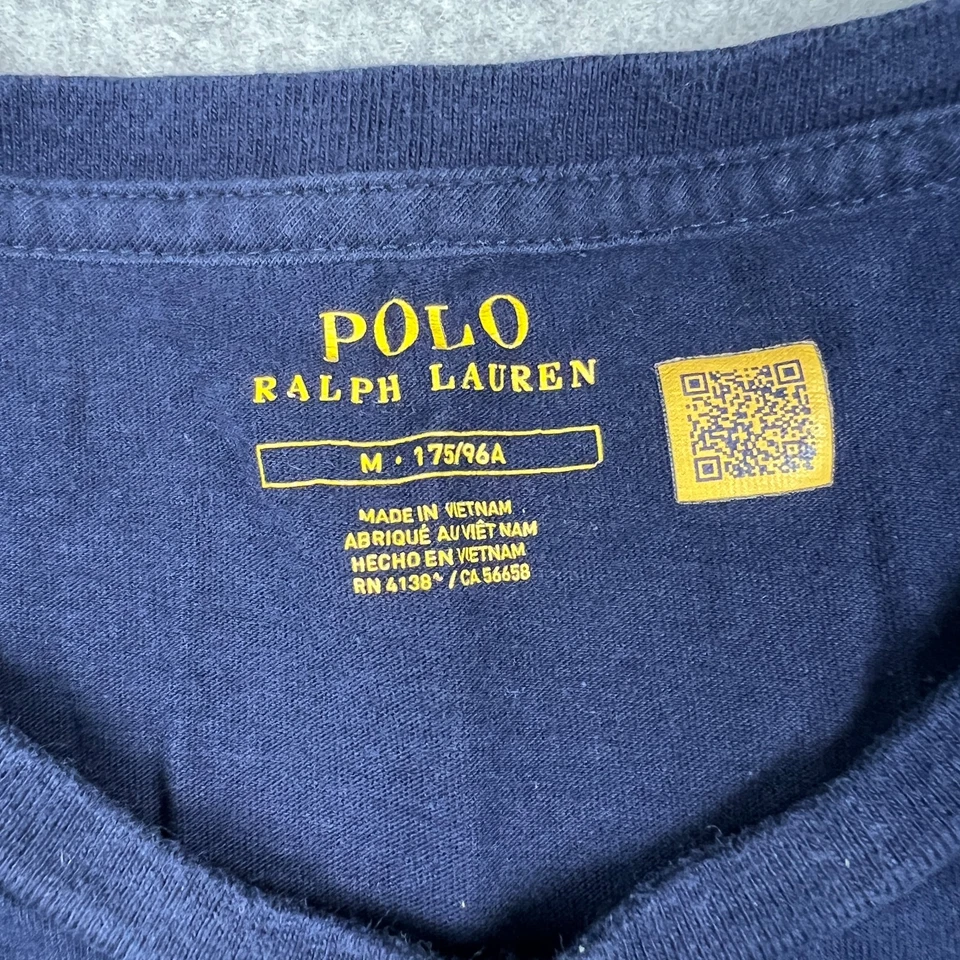 Camisa de Rugby Polo Ralph Lauren Big Pony 3 Bordada Mediana Para Hombre Azul Foto 3 de 4