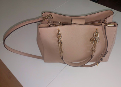 Originale Michael Kors Hand/Schultertasche (Cynthia - Trüffel)