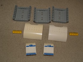 Lego City Airport Passenger Plane 7893 -  replacement pieces w/ stickers