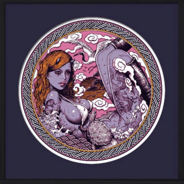 Rockin Jelly Bean Devil Girl Japonais Utopia 50x50cm EROSTIKA Art Poster