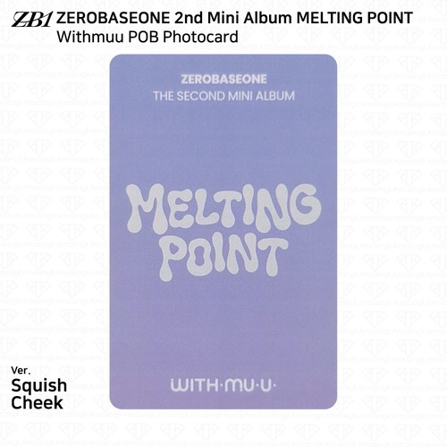 ZEROBASEONE ZB1 2nd Mini Album Melting Point POB Photocard AM WM KT4 MS EL BR - Picture 110 of 186