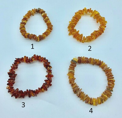 Armband Bernstein Wikinger K15.12 Gold der Wikinger Mittelalter Glesum Amber Tyr