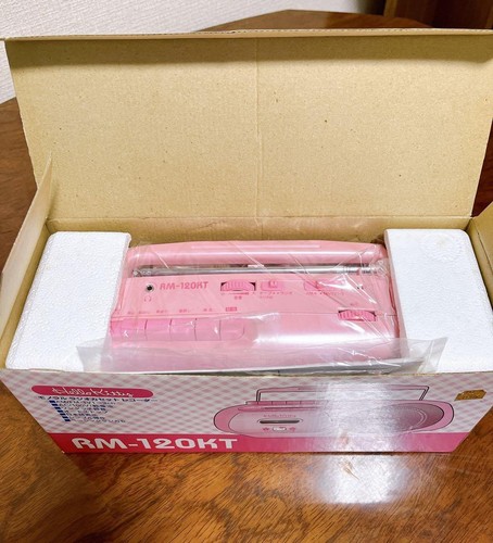 Hello Kitty AM/FM Radio Cassette Recorder Ghettoblaster 1976-1997 Doshisha Neu - Bild 3 von 4
