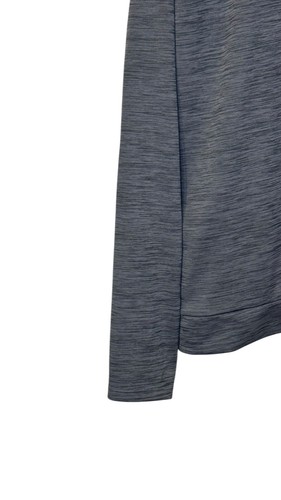 Nike Top Donna Pacer 1/2 Zip Manica Lunga Boxy Crop Grigio Large - Foto 10 di 11