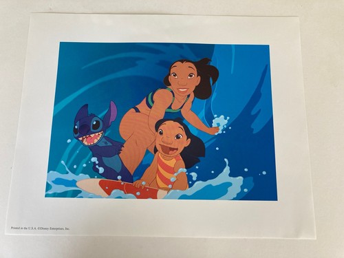 Disney Store LILO & STITCH Pre-Sale Collectible Lithograph 11"x14" Set of 4 2002 - Picture 7 of 8