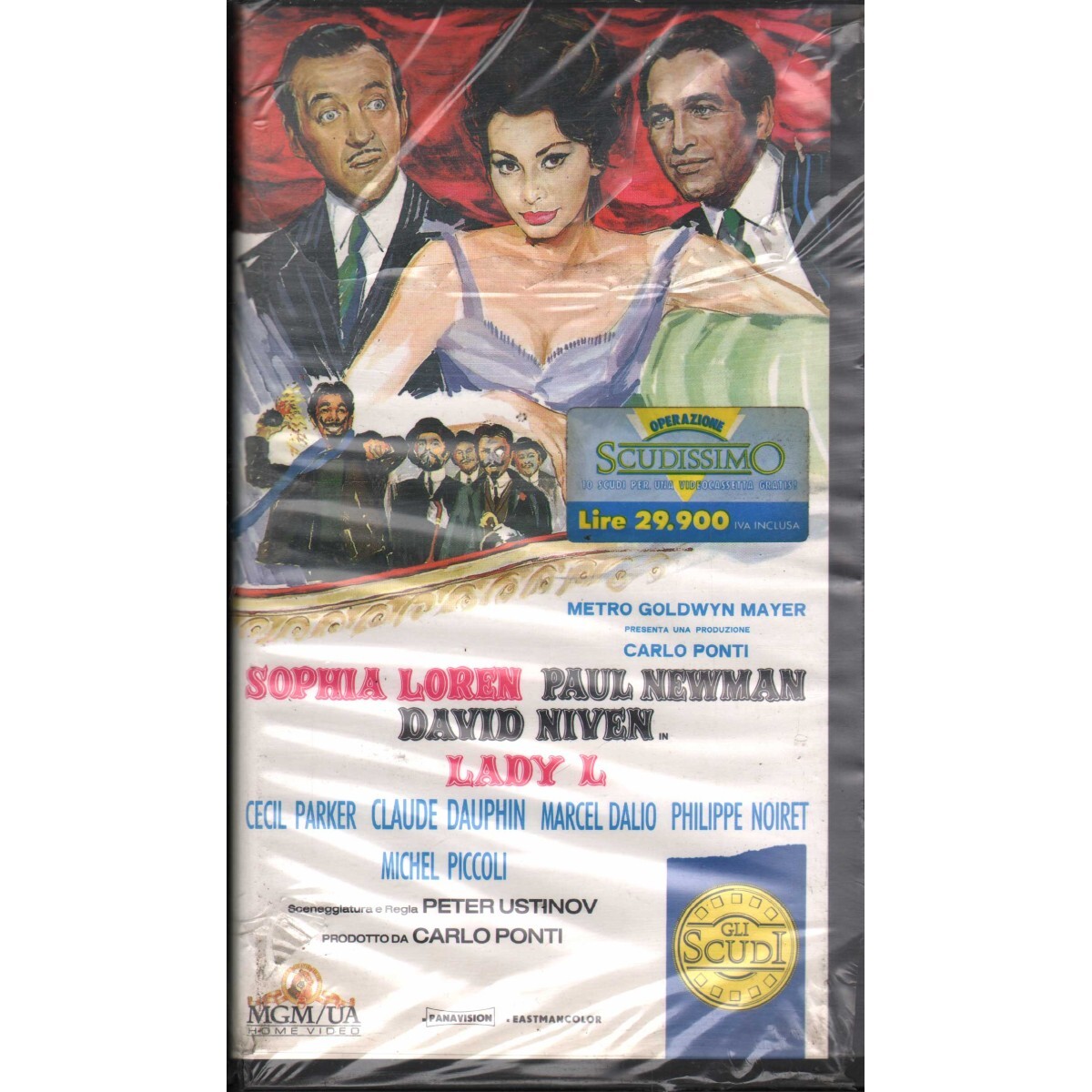 Lady L VHS Peter Ustinov Univideo - PIV50509 Sealed