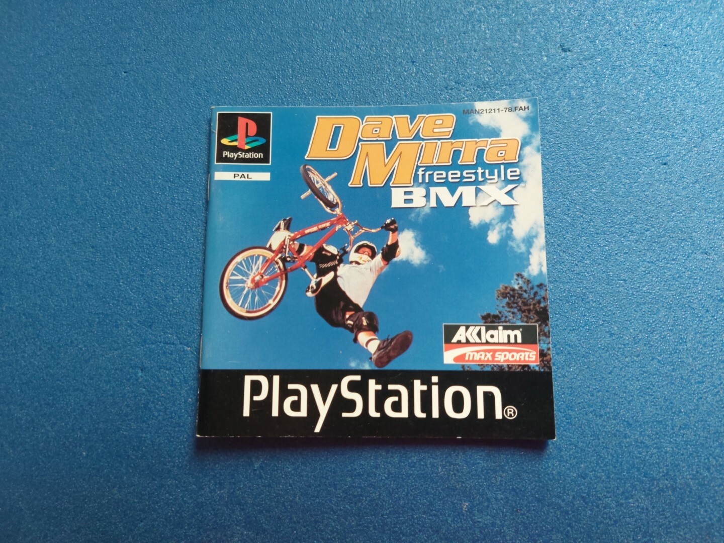 PS1 Playstation 1 notice manuel Dave Mirra Freestyle Bmx