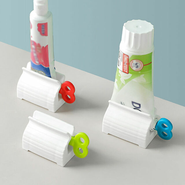 Rolling Tube Toothpaste Squeezer Toothpaste Easy Dispenser Seat Holder Stand UK