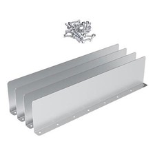 4 sztuki aluminiowego divertera dachowego, osłon rynien dachowych doliny do dachu