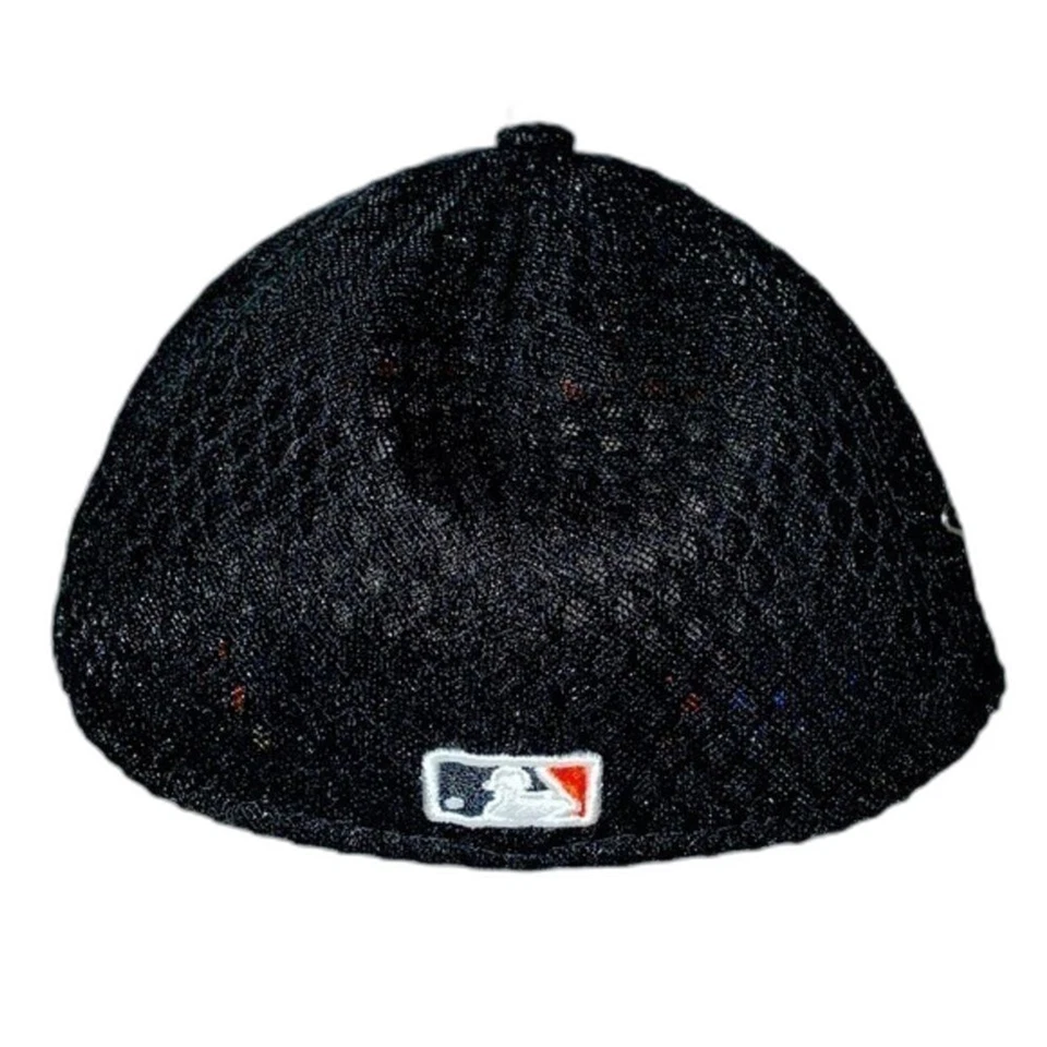 New York Mets New Era 2017 ASG MLB black mesh hat. Floral print. Size 7 1/8. EUC - Image 4 of 4