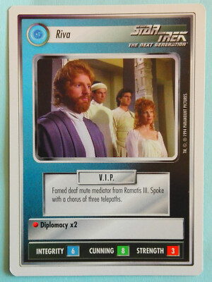 Star Trek CCG - Federation Personnel: Riva (uncommon)