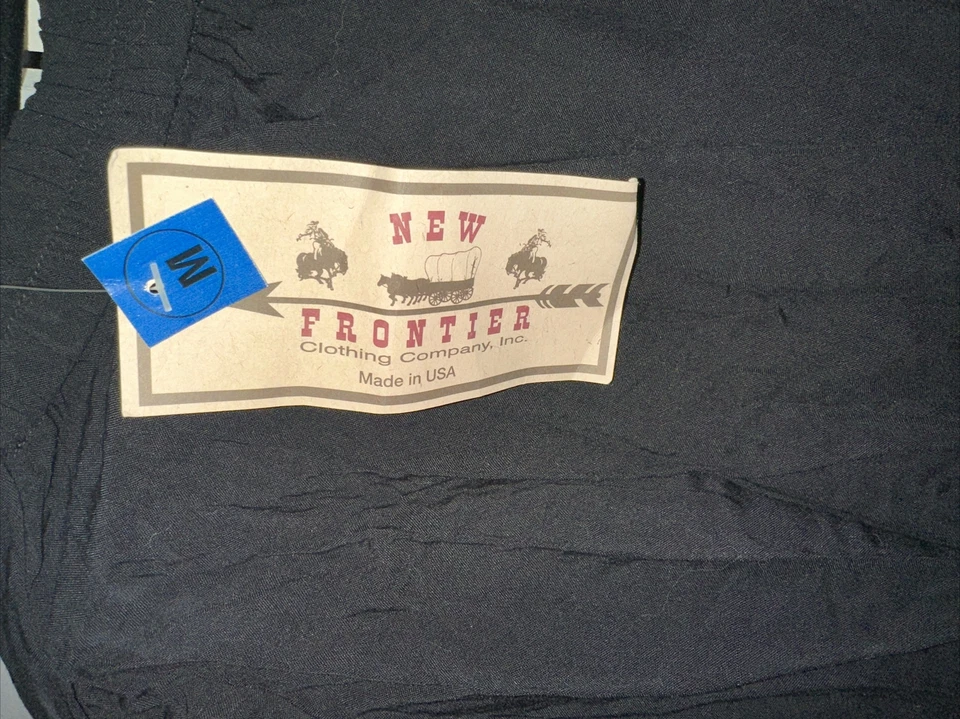 Юбка для верховой езды Culotte Frontier Classics викторианский стиль Old West ЧЕРНАЯ M - Изображение 4 из 4