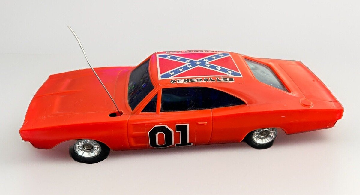 Vintage 1980s Dukes of Hazzard General Lee RC Car NO REMOTE NOT