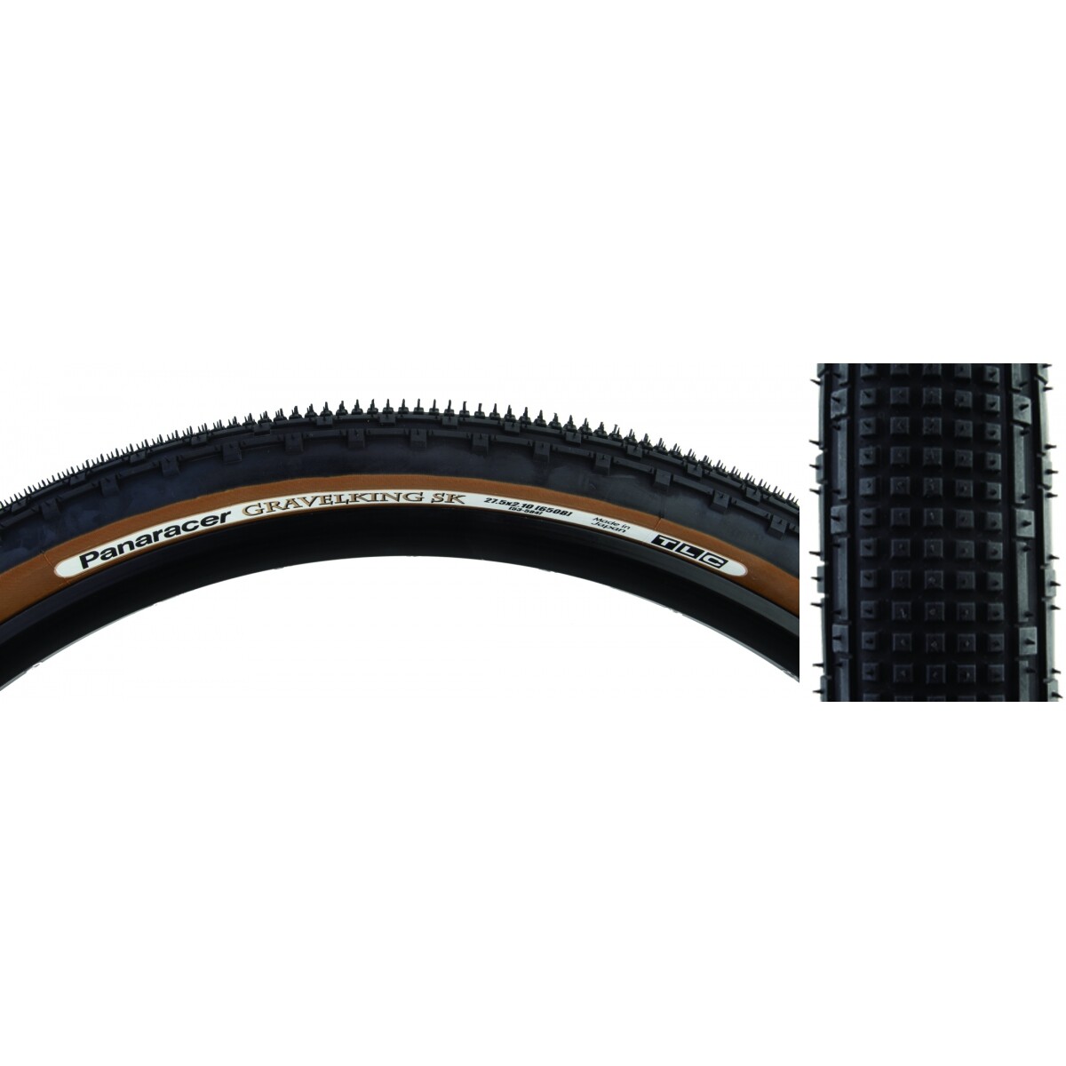 Panaracer GravelKing SK Tire 650B x 53mm Tubeless Folding Black