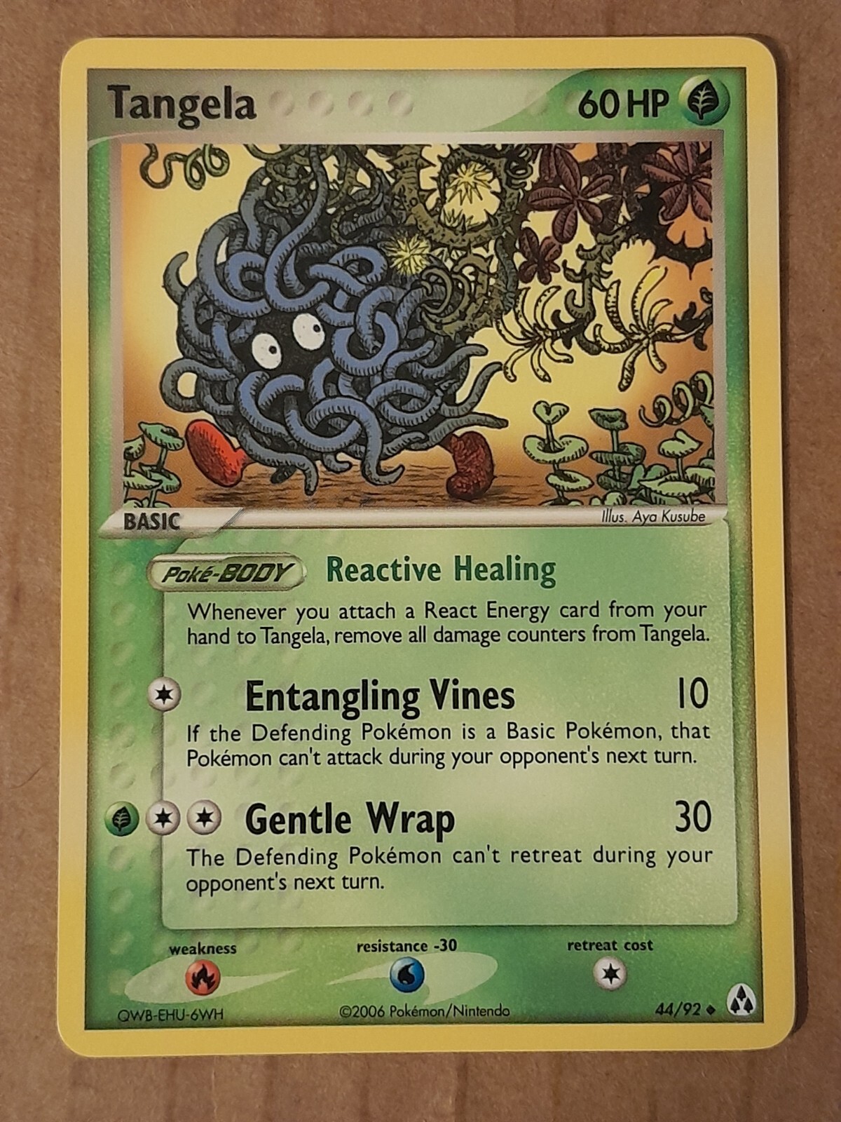 Pokemon Tangela 44/92 Ex Legend Maker NM-Mt See Pictures