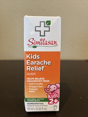Similasan Earache Relief Ear Drops 10 ml Natural Homeopathic Chamomile Exp 12/27