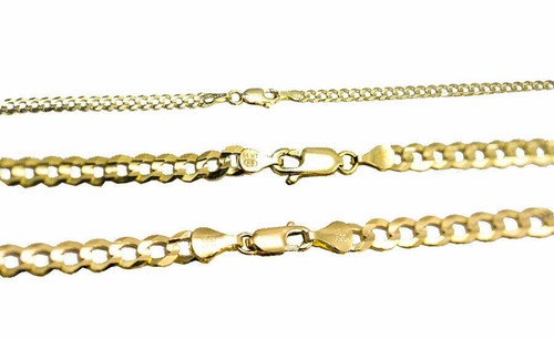 5MM Curb Chain Cuban Link Necklace 