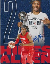 MYISHA HINES-ALLEN Signed 8.5 x 11 Photo Signed REPRINT Basketball WNBA Mystics