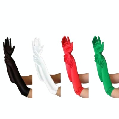 green gloves fancy dress Norma Kamali Long Gloves main image 0