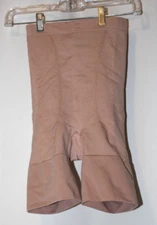 Tan High Waist Mid Thigh Spanx Bottoms Womens Size M Excellent Condition