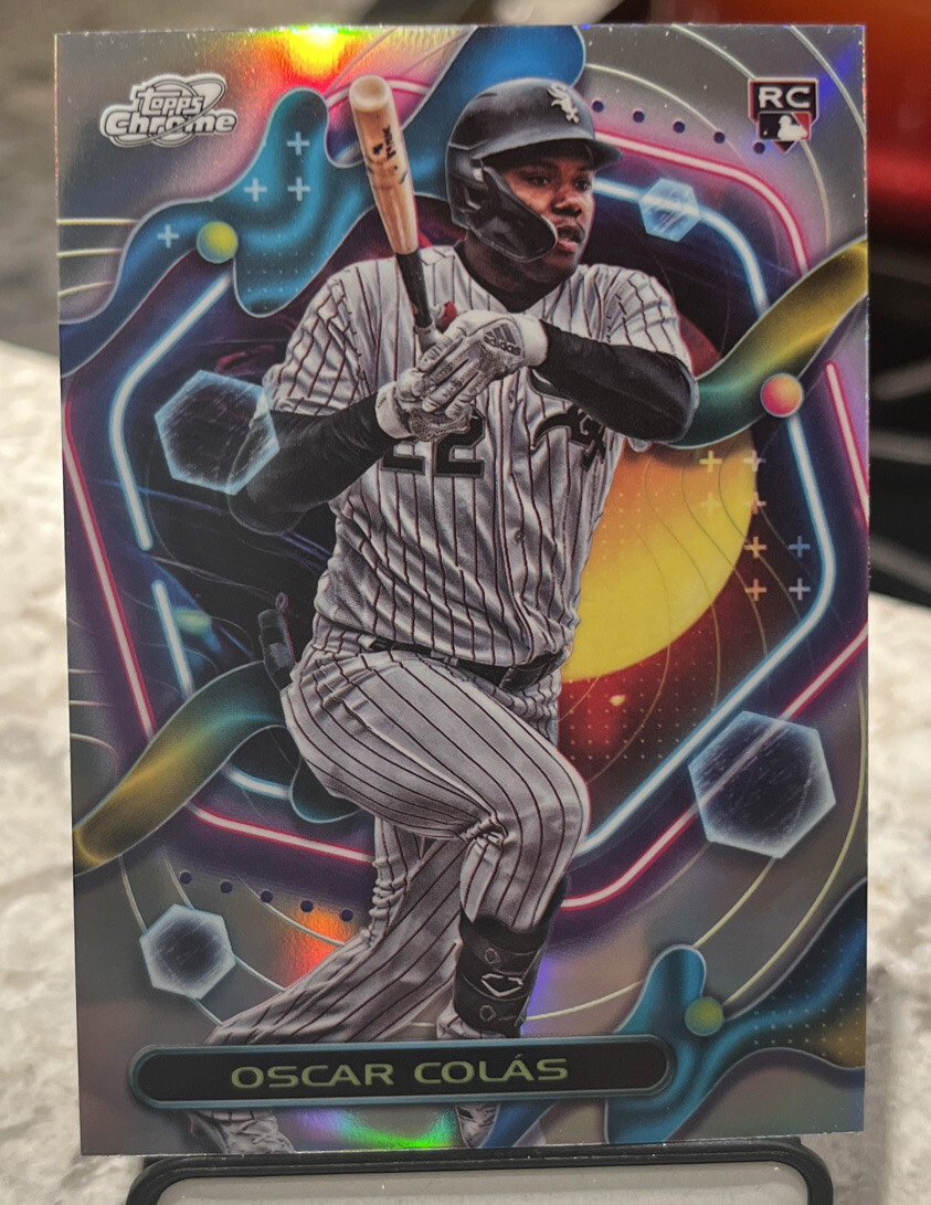 2023 Topps Cosmic Chrome Oscar Colas Refractor RC Rookie Chicago White Sox #104