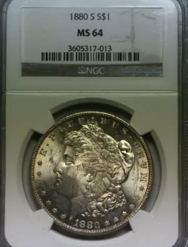1880s Morgan Dollar  NGC MS64    (5317013)