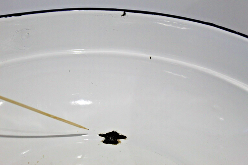 Large Porcelain Enamel Ware Tub Kitchen Cottage Basin Wash Bowl Handles Vtg VGC - Picture 3 of 16