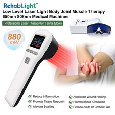 Photobiomodulation Cold Laser Therapy System 880mW Dual Wavelength for Arthritis